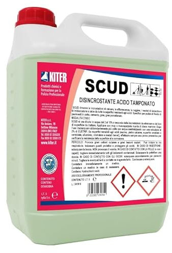 KITER Disincrostante Acido Tamponato Scud, tanica da 5 Litri