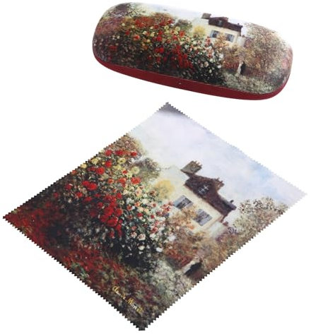 Goebel Brillenetui Artis Orbis Claude Monet - Das Künstlerhaus, Größe: 16x6x4,5cm, inklusive Mikrofasertuch, 67-060-94-1