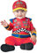 Generique - Rennfahrer Babykostüm Overall für Kleinkinder Rennsport rot-bunt - 74/80 (12-18 Monate)