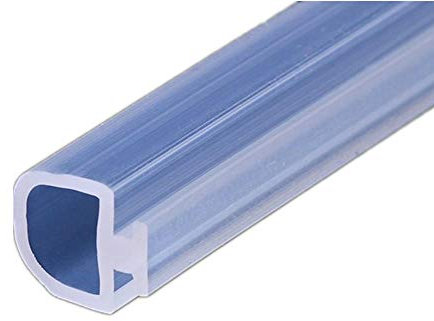 10 Metros Ducha Mampara Puerta Sellado Plástico Acero Sello Caliente A Prueba De Viento A Prueba De Polvo Tira De Tarjeta De Silicona Ventana Tira Insonora-Fondo Plano 5 * 10 10 Metros