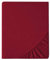 aqua-textil Luxury Bettwäsche zum Kombinieren 140 x 200 cm Spannbettlaken Bordeaux rot Baumwolle Mako Satin Bettlaken