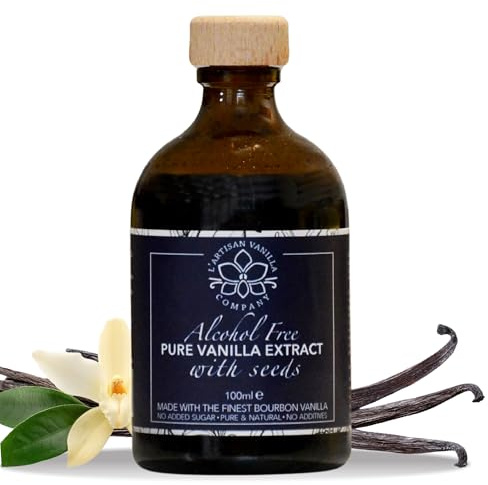 Artisan Vanilla Company - Alcohol-Free Pure & Natural Real Vanilla Extract, with Seeds (100 ml)