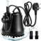 AQQA Submersible Water Pump,1500L/H Ultra Quiet Aquarium Water Pump,5.9Ft High Lift Fish Tank Fountain Pond with 5.9Ft Power Cord and Adjustable Switch for Fish Tank, Pond, Hydroponics