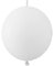 IN-JOOYAA Palloncino a maglie bianche da 12 pollici 60 pezzi Palloncino collegabile rapidamente per la decorazione di feste