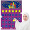 Ramadan Mubarak Adventskalender Ramadan Eid Countdown Kalender 2025 Ramadan Dekoration für Kinder Eid Geschenk Mubarak Eid Al Fitr Party Islamische Deko mit 30 Wiederverwendbaren Sternen