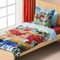 Elbenwald Reversible Anime Bedding for One Piece Fans with Ruffy & Crew Design - For Men Women Unisex - Duvet 135 x 200 cm and Pillow 80 x 80 cm - Cotton - Multicolored