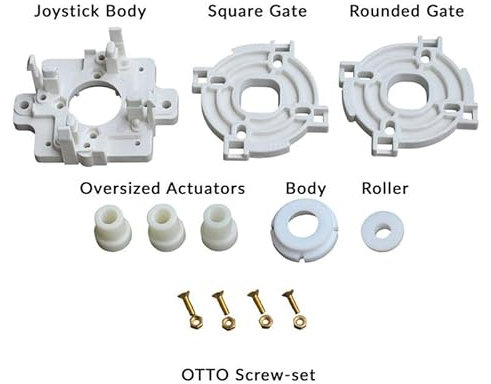 Arcade OTTO DIY V5 - Kit de versión japonesa para Sanwa JLF-TP-8YT Joystick y Hori Hayabusa Stick Upgrade DIY Kits