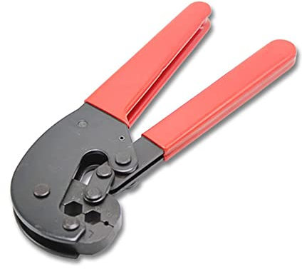 ZONADAH Pinza crimpatrice esagonale, resistente e di alta qualità, in acciaio di cartone, connettori tipo F, pinza coassiale per antenna, F-59/6/11, RG59, RG62, RG6, cavo TV satellitare
