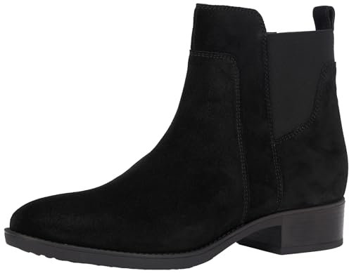 Geox D Felicity, Caviglia Barca Donna, Nero, 36 EU