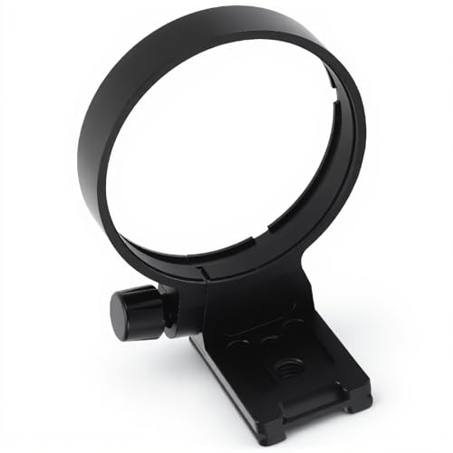 Replacement Lens Collar Tripod Mount for 100-400mm f/4.5-6.3 Telephoto Lenses with Built-in Quick Release Plate and 1/4in 3/8in Screw Holes