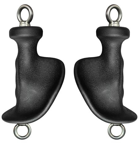 Ergonomic Tricep Rope Pull Down Attachment, Upgraded Long Triceps Rope Cable Attachments for Gym, LAT Pull Down Bar for Cable Machine, Tricep LAT Pulldown Workout Cable Attachments (Cable HANDLES-02)