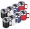 Volhoply 14oz Insulated Stainless Steel Coffee Mug with Lid Bulk 8 Pack,Double Wall Vacuum Travel Coffe Cup with Handle,Reusable Metal Tumbler Cup,Camping Mugs Keep Hot,Christmas Gifts(Assorted,8)