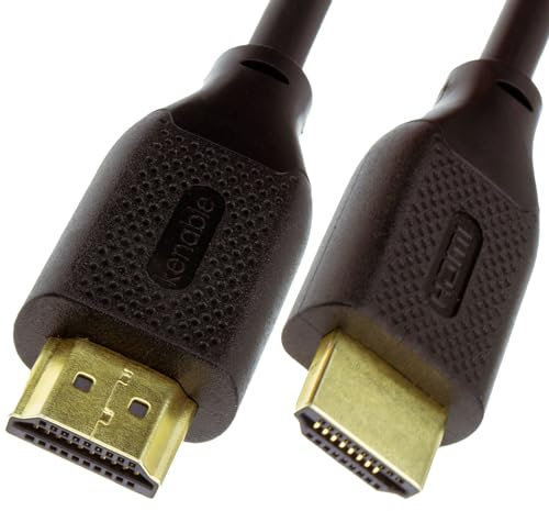 kenable HDMI Cable 2.0 High Speed Lead for LED/OLED/QLED TV 4K HDR Ethernet GOLD 1.2m [1.2 metres]