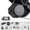 Bafang 48V 1000W Mittelmotor Kit mit Akku&C961 Display, BBS01B BBS02B BBS-HD Elektrofahrradmotor Umrüstsatz für 68mm Tretlager（48V 15AH Battery）