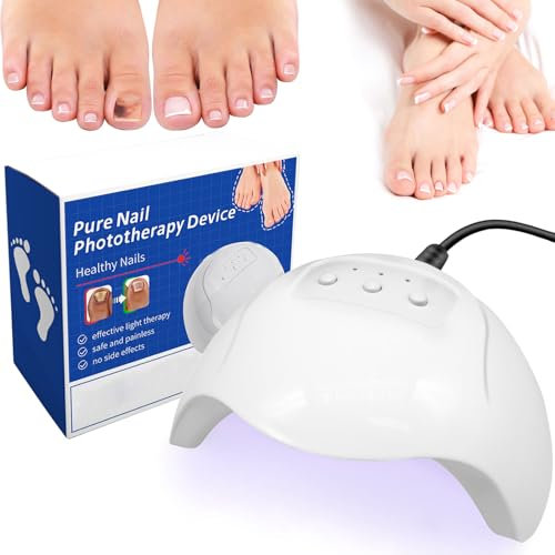 Nagelpflegegerät, Tragbares Design, Furzero Nagelpilz Lasergerät, Sanfte und effektive Nagelpflege für zu Hause, Mit LED-Anzeige für einfachen Gebrauch,Langanhaltende verlässliche Leistung (Weiß)