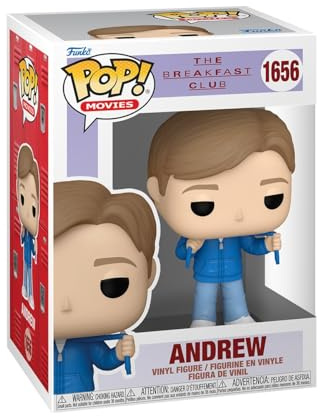 Funko POP! Movies: The Breakfast Club - Andrew Clark | Offizielles Comedy Merch - Vinyl Sammelfigur als Regal Deko - Geschenkidee zum Geburtstag für Fans und Sammler