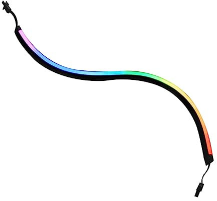 jojofuny Argb Light Strip Chassis Light Bar Computer RGB Decorative for Computer Case Setup Led Bar Colour Changing Lamp for Screen Setup