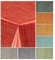 laro Wachstuch-Tischdecke Wachstischdecke Gartentischdecke Leinenoptik, Muster:Leinenoptik Rot Orange, Größe:140x400