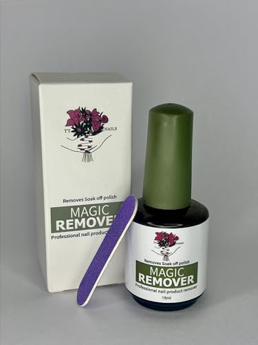 Gel Nail Polish Remover 15ml. Fast and easy, removes gel in 2-4 minutes. Professional manicure advanced formula.