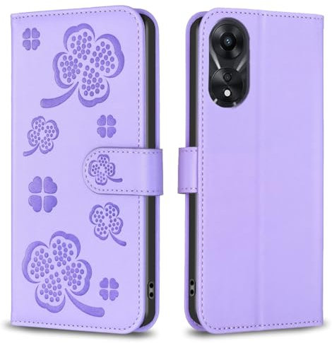 Étui à rabat magnétique en cuir synthétique avec fente pour cartes de crédit, béquille, résistant aux chocs, compatible avec le smartphone OPPO A78 5G