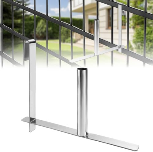 UVVRUR Aide au déroulement pour bandes brise-vue en acier inoxydable - Aide au montage pour clôture, bandes brise-vue en PVC - Installation rapide