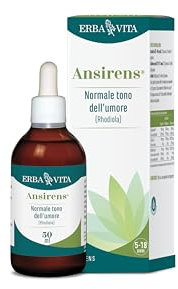 ERBA VITA Ansirens® gocce integratore alimentare a base di estratti vegetali di Rodiola e Tiglio, 50 ml