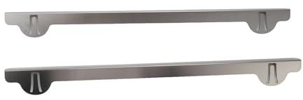 Stove Gap Cover 304 Stainless Steel, Kitchen Stove Counter Gap Cover, Easy Clean Range Trim Kit with Spring Loaded Design, Cooktop Gap Guard Filler for Gas Stove Oven, Durable and (A)