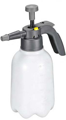 Oxxggkao Regadera de alta presión con mango cómodo y boquillas ajustables para limpieza de plantas de jardín, pulverizador de jardín multiusos a presión