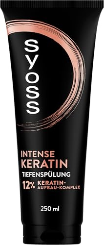 Syoss Tiefenspülung Intense Keratin (250 ml), pflegende Spülung