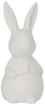 Storefactory Hase Modell Alicia 4 x 4 x 11 cm weiß matt Keramik Osterdeko minimalistisch Skandi Stil