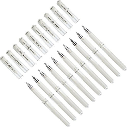 Gelroller uni-ball® SIGNO UM 153, Schreibfarbe: weiß (WHITE | 10er Pack)
