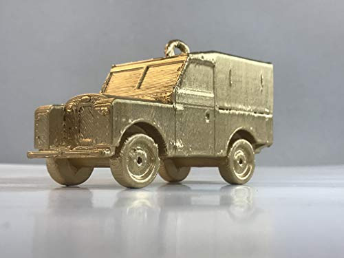 Jabtek Landrover Series 1 Weihnachtskugel, goldfarben
