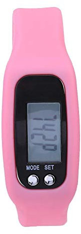 VGEBY1 Bracelet de Podomètre, Compteur de Calories Multifonction Léger de Traqueur d'Activité Intelligent(Rose)