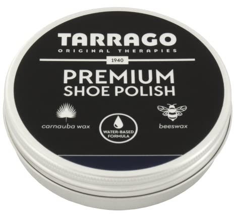 Tarrago | Cirage ˆ chaussures haut de gamme 50 ml | Poudre de cirage de qualitŽ supŽrieure (bleu marine 17)