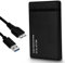 Storite Unità di gioco esterna da 320 GB, Disco rigido da 2,5 pollici, Disco rigido esterno USB 3.0 portatile, Archiviazione e backup, Unità di gioco per PS4 PS3 Giochi per PC Android (Nero)