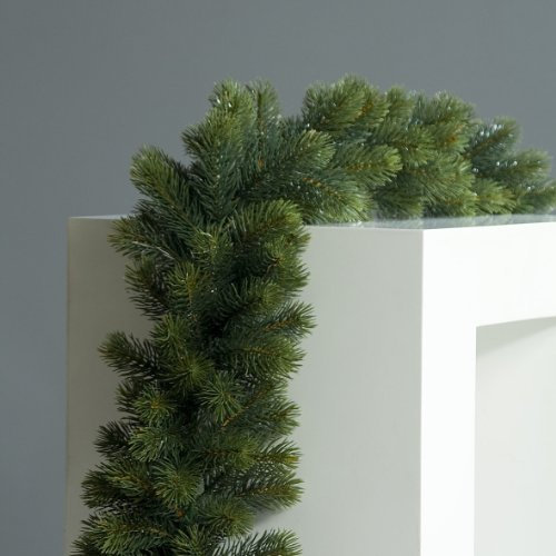 mucplants Künstliche Edeltannengirlande 180 cm Double Kunsttanne Künstliche Girlande Edeltanne Kunstpflanze