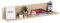 RICOO Wandregal 98 x 19 x 19 Braun Sonoma Eiche, Spanplatte aus Holz, Hängereral WM052-ES, Regal Wand Bücherregal Bilderregal Fotoregal Küchenregal Hängend Wandboard Regalbrett Schweberegal