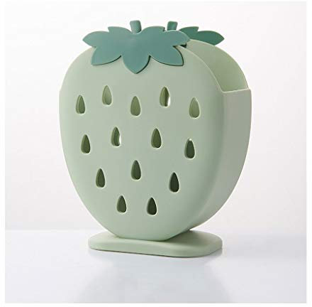 hongbanlemp Cutlery Drainer Utensil Caddy, Lovely Color Utensil Holder - Creative Cute Household Kitchen Drain Tableware Basket Cutlery Holder Drainer (Color : C)