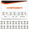 HAPDEN Lot de 160 Boutons Pression en Acier Inoxydable de qualité Marine - 15 mm - pour vêtements, Cuir, Bateau, Tissu (Standard)
