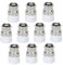 B22 to E14 Adaptor,10Pcs Light Bulb Adapter B22 to E14 LED Screw Bulb Lamp Adapter Holder Converter Connector-Candelabra Lamp Holder Converter