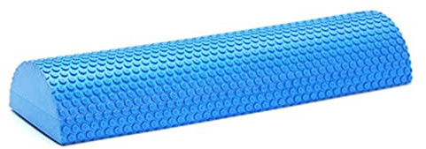 Halbrunde Schaumstoffrolle | Halbkreisformige Faszienrolle | Yoga Rolle | EVA Schaumschaft | Pilates Rolle Mit Massage Gleitpunkt, Schaumstoff-Halbrolle Massage Fitnessgerät