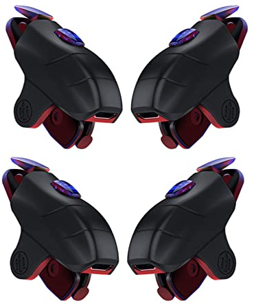 reamhome 2X Mobile Game Controller Gamepad L1R1 AuslöSer Zieltaste Joystick für PUBG Alloy Button Anti-Rutsch-Presse Eingebaute Topfscheibe