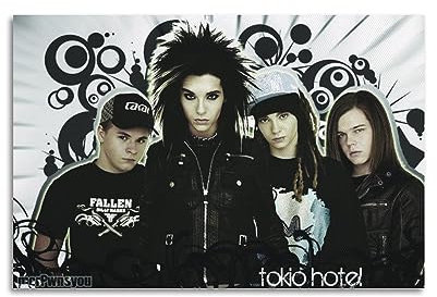 daweitianlong Tokio Band Hotel Kunst Poster Dekorative Malerei Leinwand Wandkunst Wohnzimmer Poster Schlafzimmer Gemälde Unrahmen-Stil 30 x 45 cm