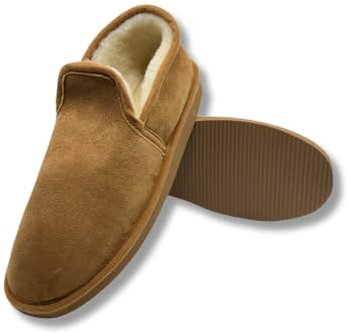 Die Pantoffeln aus Schaffell erhältlich in den Größen 36 bis 45 cm, Kamelfell, 40 EU