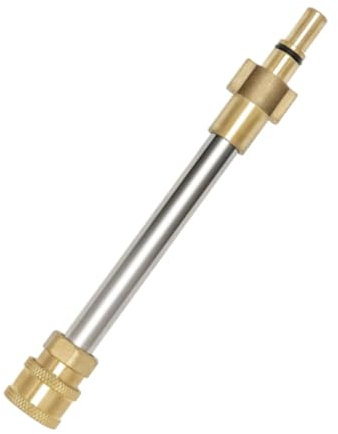 Pressure Washer Extension Wand - 9 Pack Gutter Cleaning Tools Extension Wand, Power Washer Replacement Lance with 5 Nozzle Tips, 1/4 Quick Connect, 4000PSI (Gun Adapter for Bosch AQT)