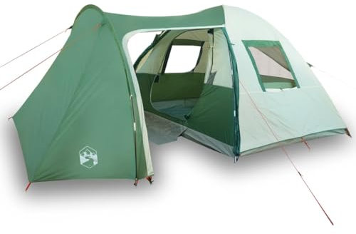 Willood Kuppel-Familienzelt Campingzelt 6 Personen Grün Wasserdicht