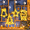 Weihnachtsdeko Fenster Lichter, 4 Stück LED Sterne Weihnachtsdeko weihnachtssterne mit beleuchtung Saugnäpfe Lichterkette Batteriebetriebene Warmweiß weihnachtsbeleuchtung innen für Innen Außen Deko