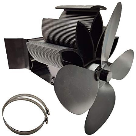 Wärmebetriebener Ofenventilator, automatische Sensation, Holzofen mit Thermometer, effizienter Ventilator BG602 für Holzscheite