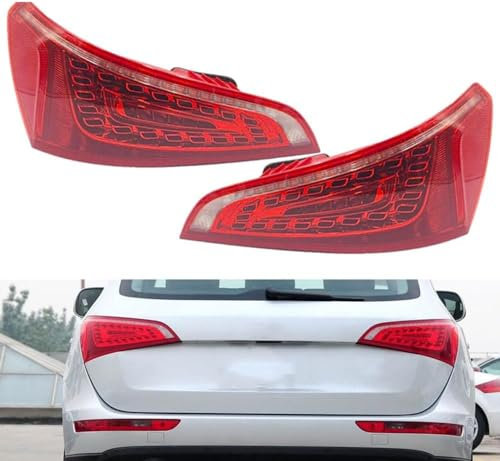 Auto Heckleuchten für Audi Q5 2010-2012, Wasserdichtes Rücklicht Rückleuchte Baugruppe Rücklichter Ersatz Zubehör,A/Left Side