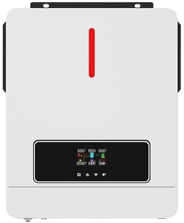 WESLNN 3600W 6200W Chargeur Onduleur Hybride Solaire 24V 48V Batterie Onde Sinusoïdale Pure AC 120A MPPT Contrôleur De Charge Solaire LCD(3600W,24V)